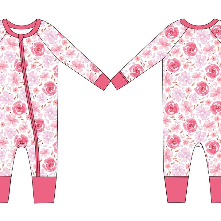 Akvarell blomma Zippy för wholesale av Jensens Jammies