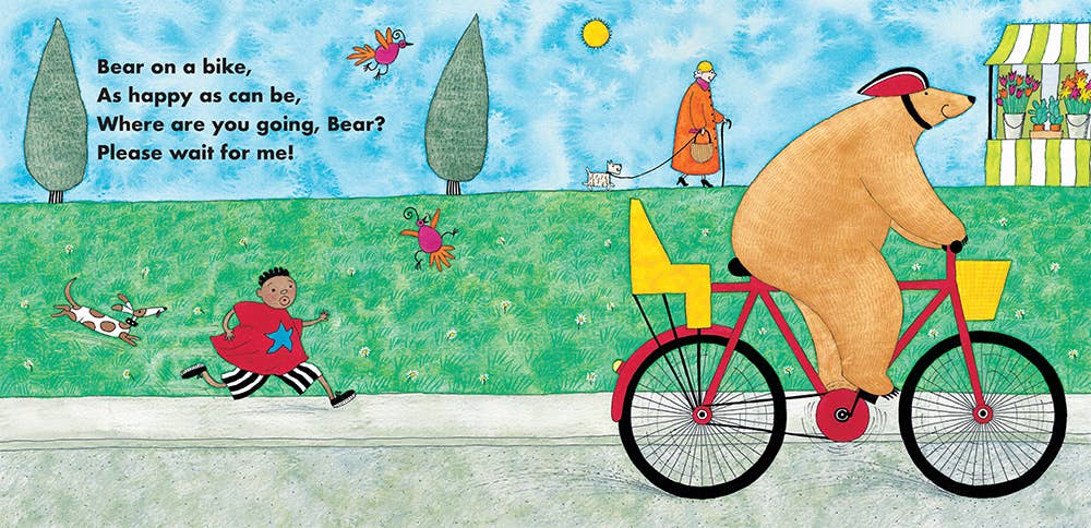 Barefoot Books - Wholesale Preschool Book (3-5) - Bear on a Bike1