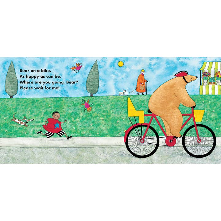 Barefoot Books - Wholesale Preschool Book (3-5) - Bear on a Bike1