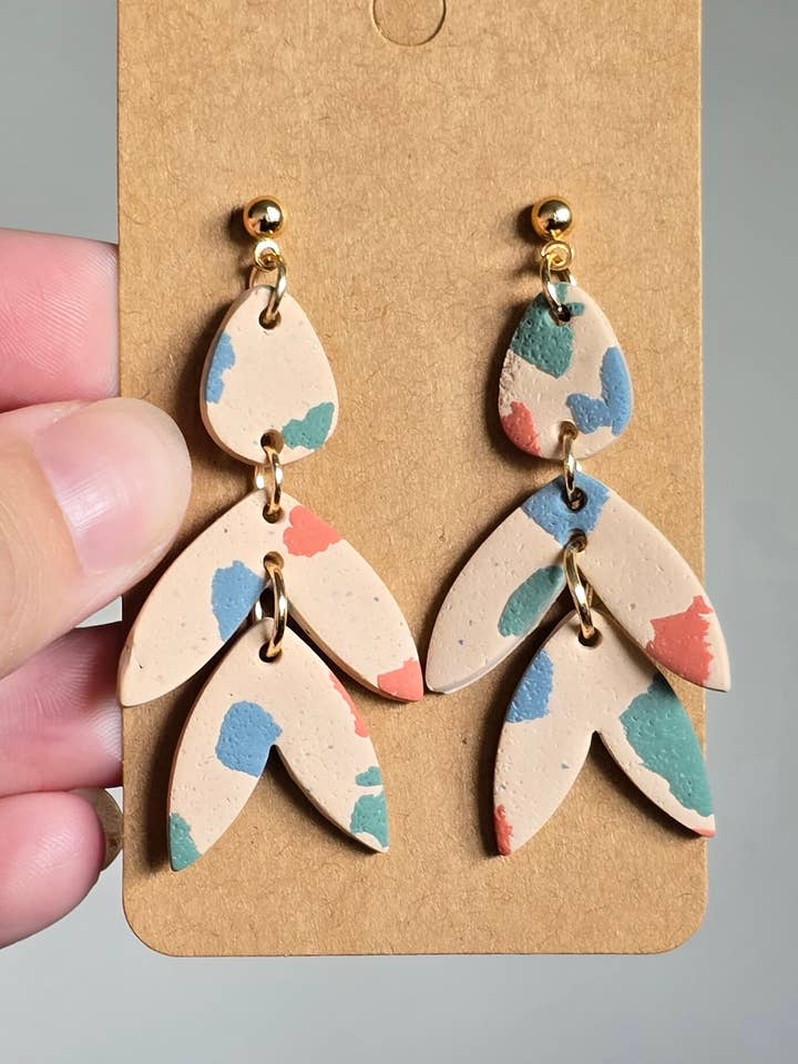 Boho Polymer Clay Earrings for Fall and Halloween for wholesale by ANS Designs Co