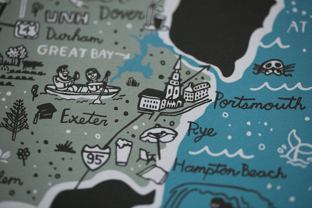 Brainstorm - Wholesale Art Print - New Hampshire Print1