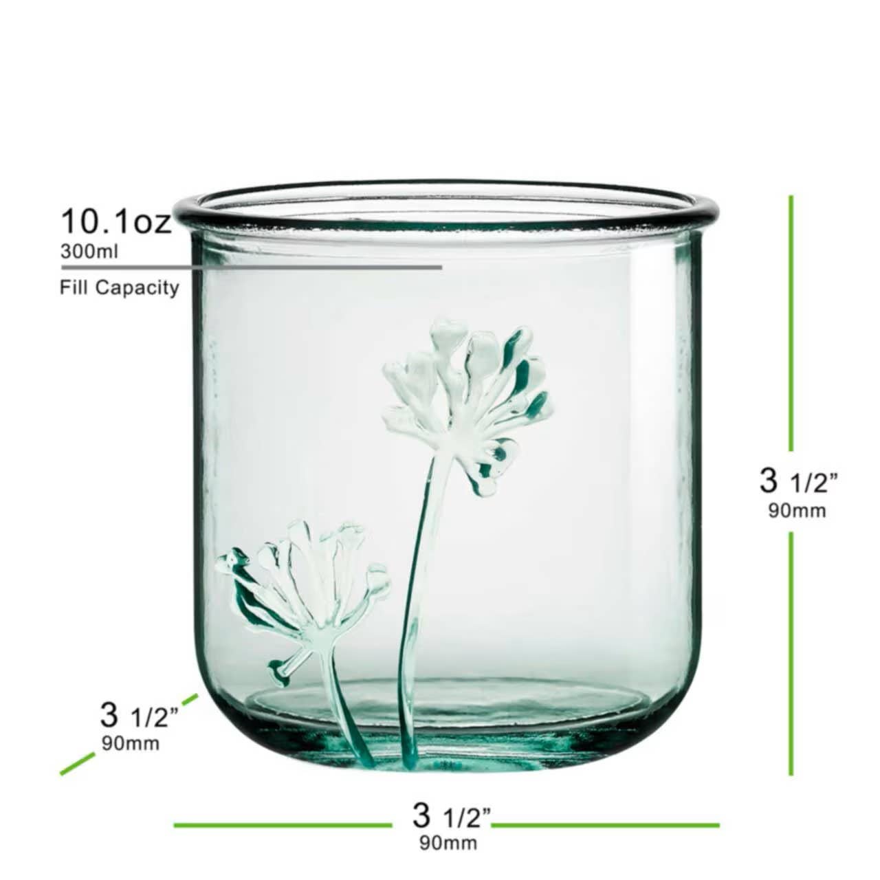 Couronne Co. - Wholesale Drinking Glass/Cup - 10 Oz Classico Flora Tumbler5
