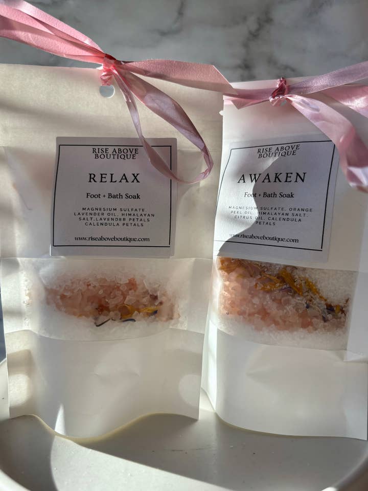Bath Soaks for wholesale by Rise Above Boutique