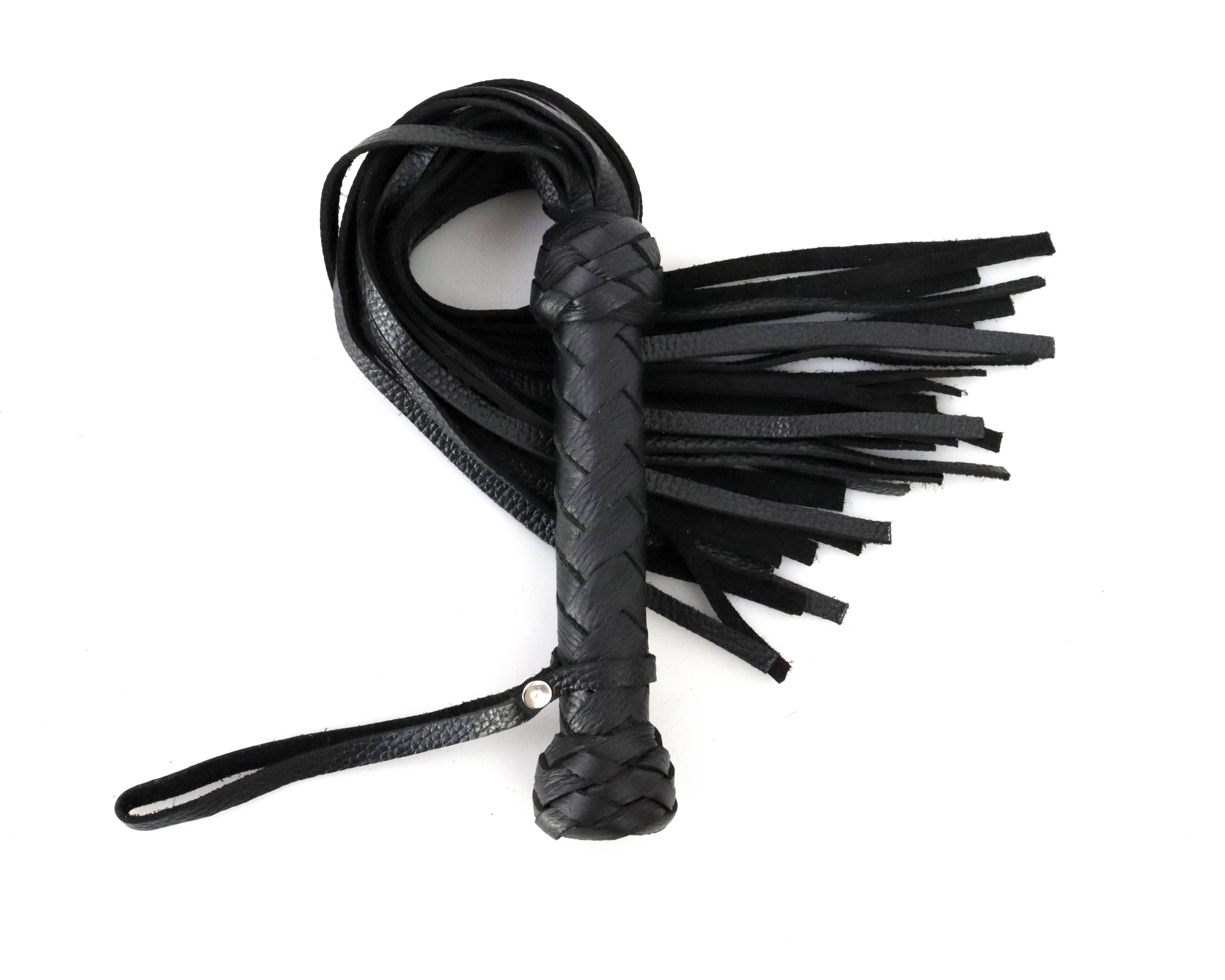 MarquisDeBliss - Wholesale Sex Toy - Bdsm Real Leather Flogger, Martinet Small Whip 19.7in1