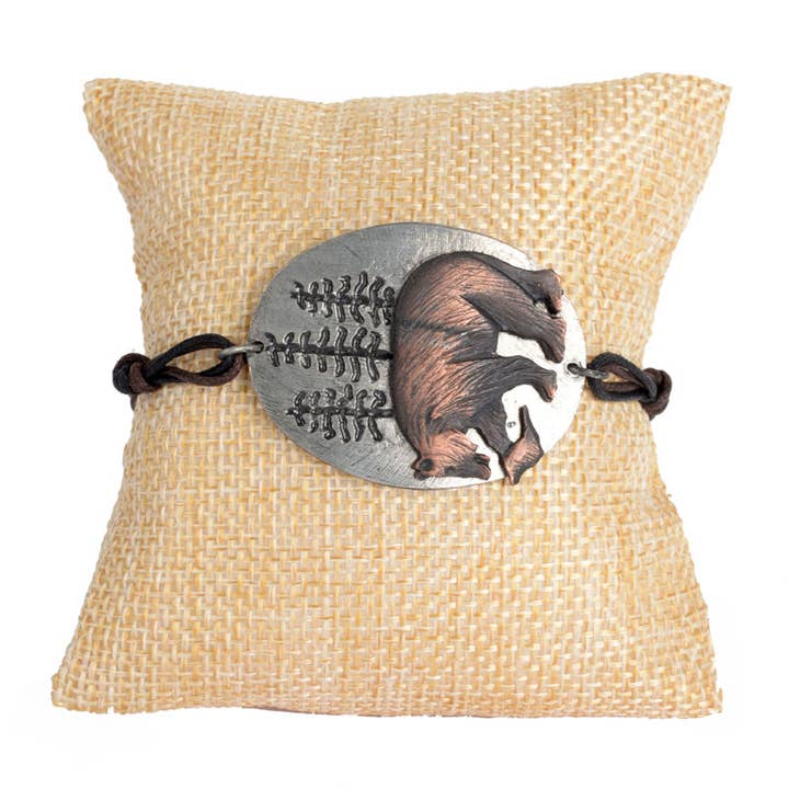 Bear Cotton Cord Bracelet for wholesale by Benjamin International