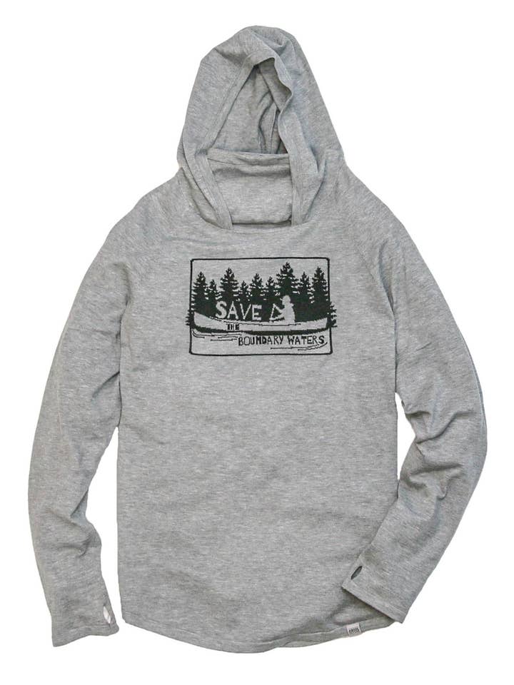 ÉDITION SPÉCIALE SWEAT À CAPUCHE BOUNDARY WATERS pour la vente par Abode Outside