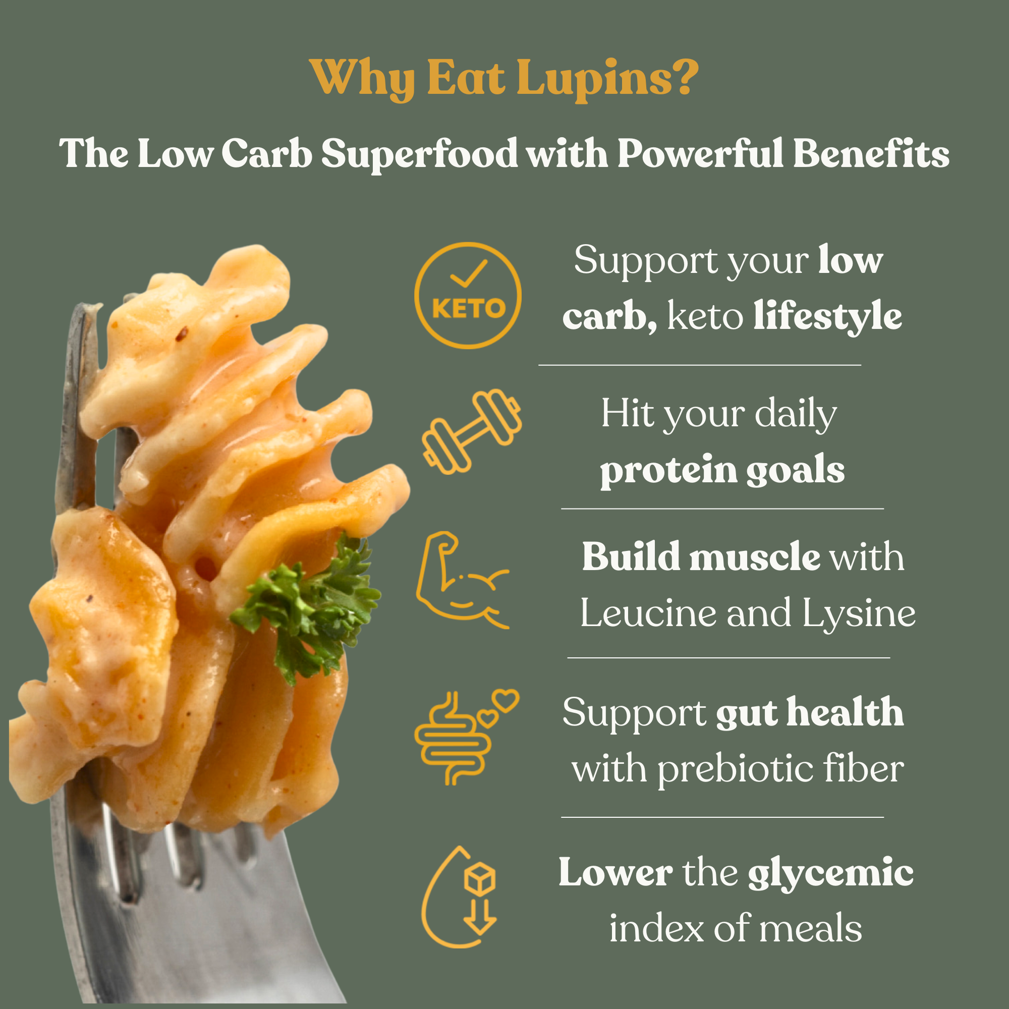 Chef's Kiss – wholesale Pasta – Chef's Kiss lågkolhydrat Lupin Radiatori-pasta5