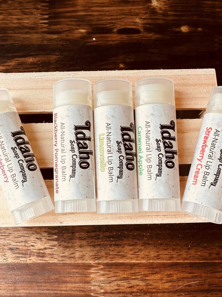 Natural Lip Balm for wholesale by Idaho Soap Company