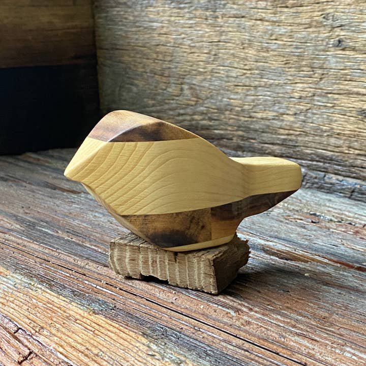 The Haven Woodshop - Wholesale Decorative Tabletop Object - Handcrafted Layered Wooden Birds3