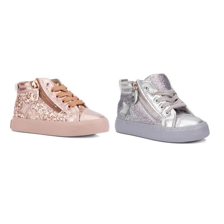 Olivia Miller Girl's Toddler Star High Top Sneakers for wholesale by S3 Holding