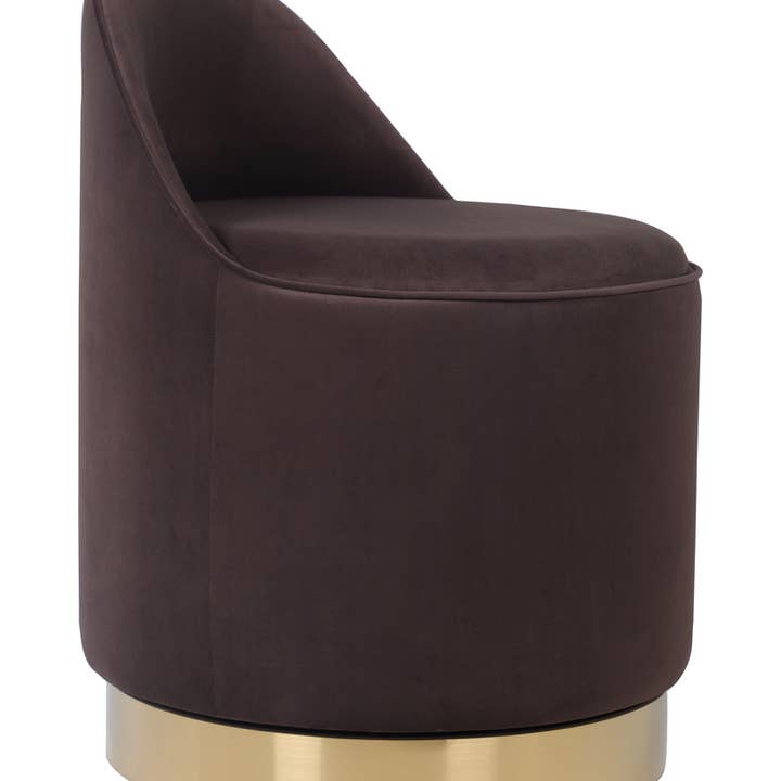 Viktor 125 Vridbar Pall Brun för wholesale av Kayoom Teppiche