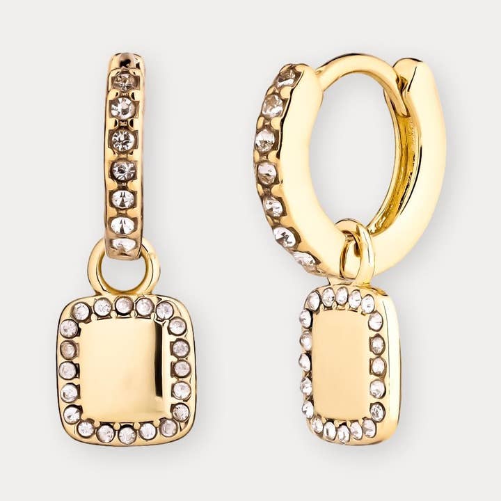 PAVÉ FELIZ HUGGIE HOOPS for wholesale by North North North