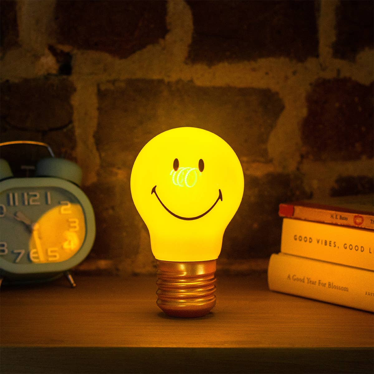 Until Pty Ltd - Wholesale Accent/desk lamp - Suck UK Cordless Lightbulb Smiley LED Light1