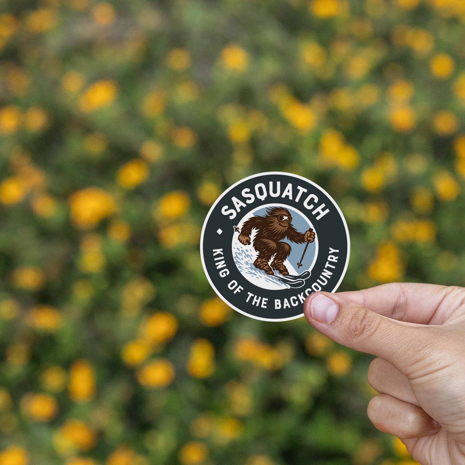 Squatchy - Wholesale Sticker - Sasquatch King of the Backcountry Sticker8