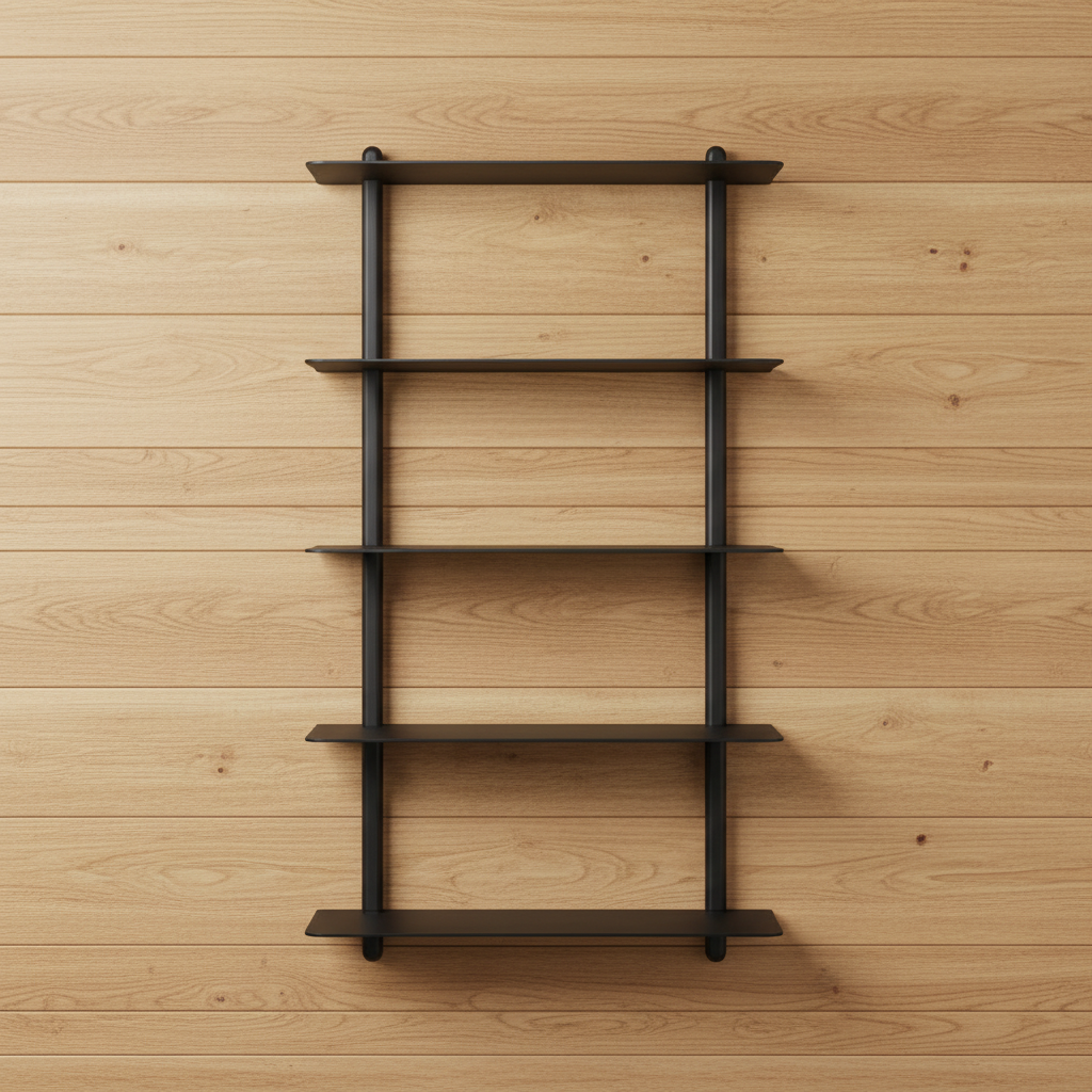 Studio Nordhaven - Wholesale Wall Mounted Shelf - NIVO Shelf Large E - black ash/black8