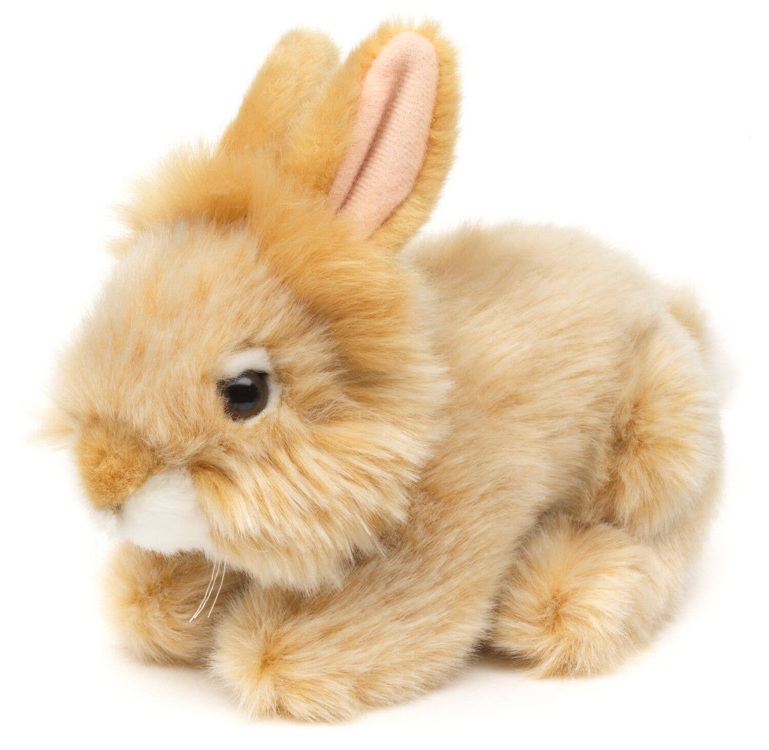 Uni Toys - Wholesale Stuffed/Plush Toy - Kids & Baby - Angora rabbit, lying down (beige) cuddly/plush toy 1