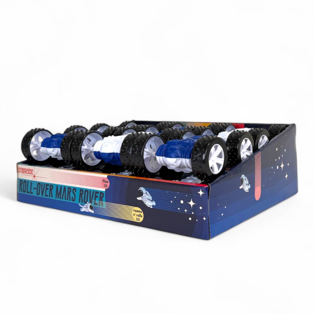 Toysmith - Wholesale Toy Car/Truck - Kids - Astroverse Roll Over Mars Rover, 4.5" Flip Car, Asst Colors2