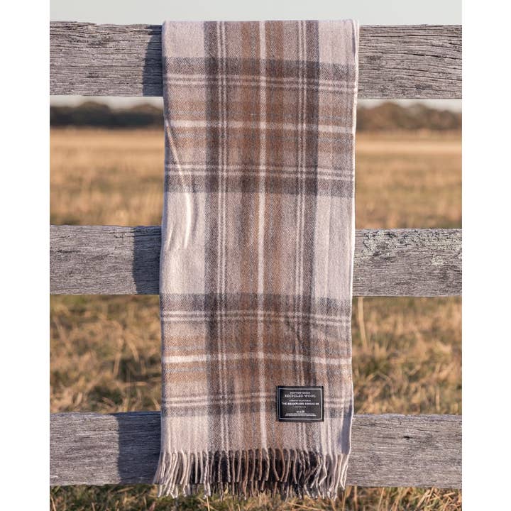 The Grampians Goods Co. - Vendita all'ingrosso Plaid - Coperta Heritage Tartan in lana riciclata8