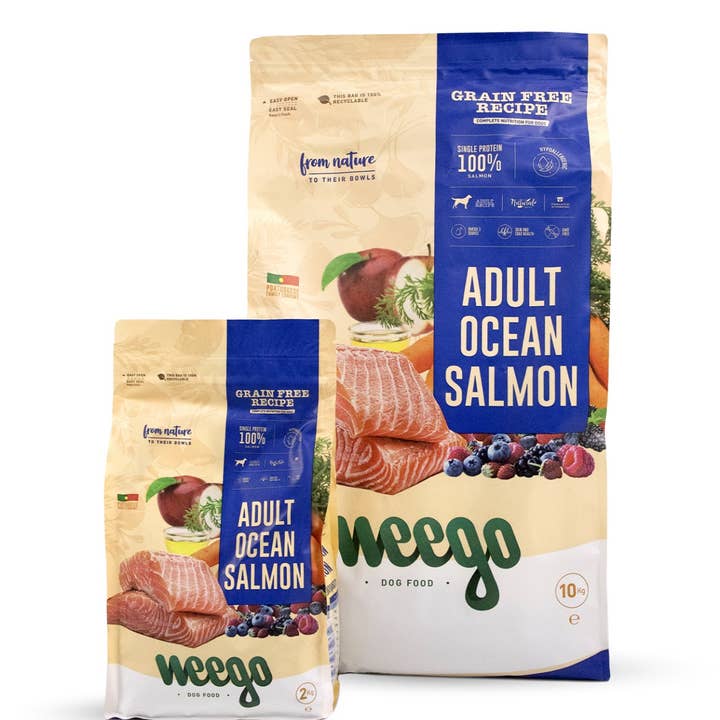 Weego - Wholesale Pet Food - Dog - Weego Grain Dog Food Adult Ocean Salmon