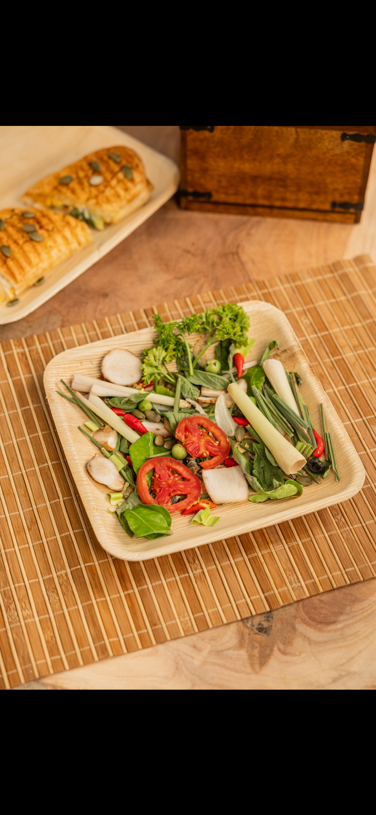 LuxeDesigns Co LLC - Wholesale Disposable Plate - LuxeDesigns Disposable 8" Palm Leaf Plate Set of 507