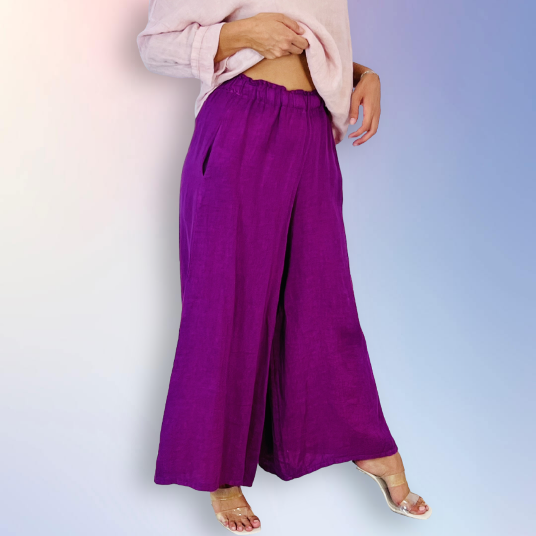 Linen & More - Wholesale Pants - Women's - REF 2342 100% LINEN PANTS3