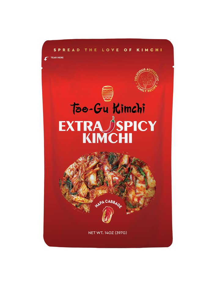 Extra Spicy Napa Cabbage Kimchi for wholesale by Tae-Gu Kimchi