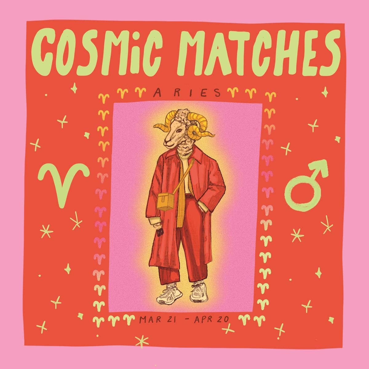 Lets Match and Co - Venta al por mayor Cerillas - 44. Fósforos Cósmicos Aries0