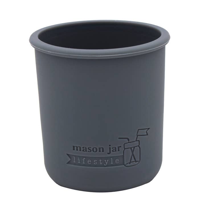 Mason Jar Lifestyle - Vente Housses de boisson - Manchon en silicone pour bocaux Mason d'une demi-pinte à bouche régulière de 8 oz13