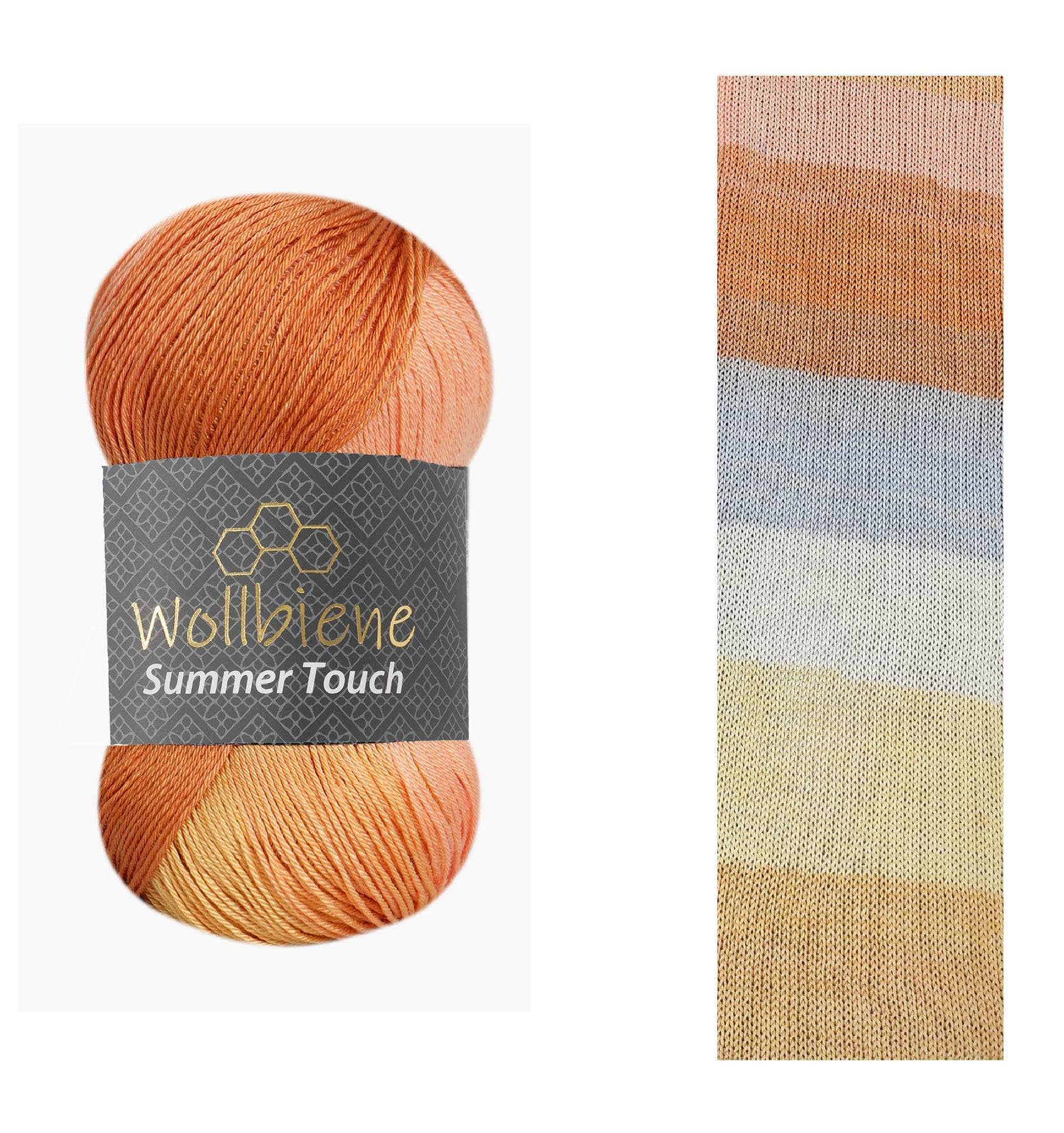 Wollbiene – Engroshandel Garn – Woolbee Summer Touch batik med farvegradient i uldgarn34