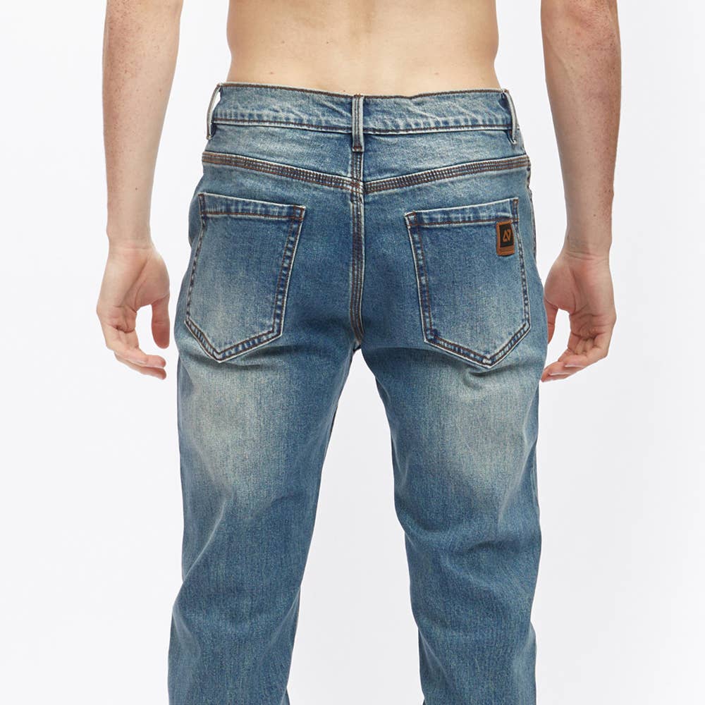  Medium used Denim NOREE DNM 5-Pocket Stretch Regular Fit Jeans for wholesale on Faire1