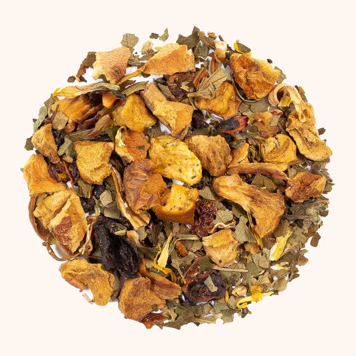 The Piquant Peach - Mélange de tisanes biologiques pour la vente par Sips by