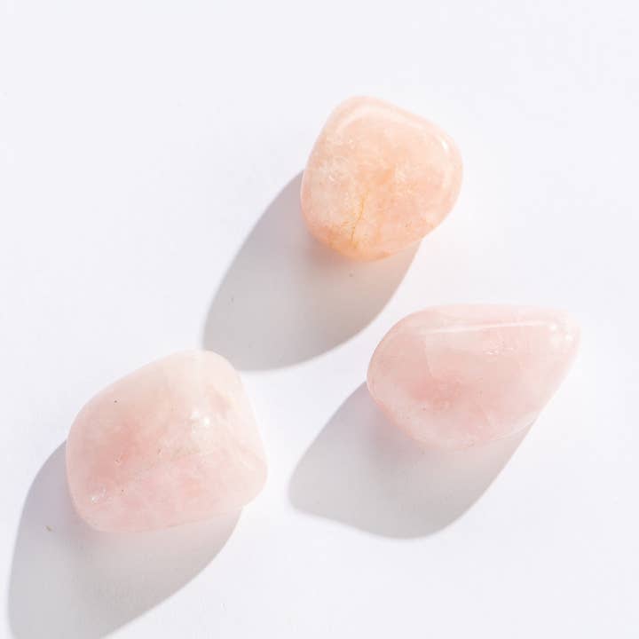 Tumbled Rose Quartz Crystals - 36 pcs, 1”- 2” for wholesale by GeoCentral