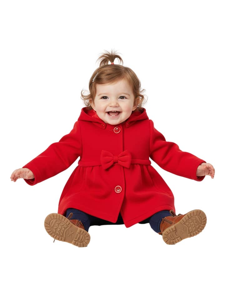 Unik – Großhandel Jacke – Baby – Babyjacke mit Schleife 2-411