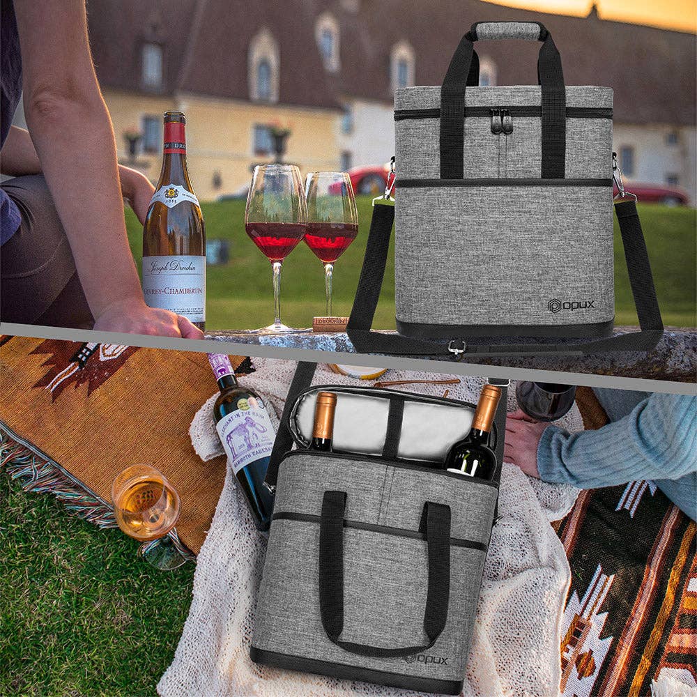 OPUX - Wholesale Wine Tote - 3 Bottle Wine Carrier Bag47