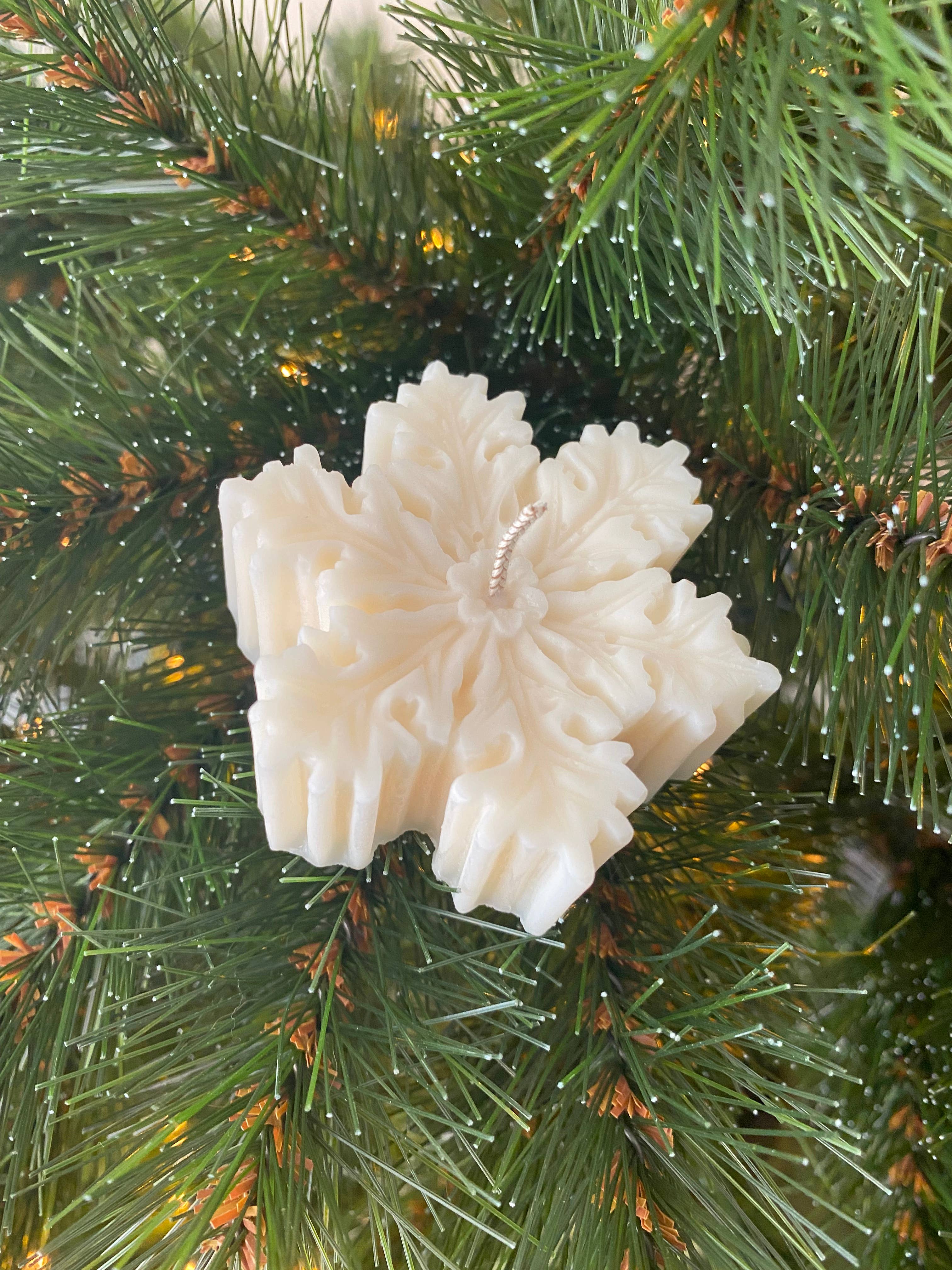 Jendels – Großhandel Geschenkkerze – Kerze - Schneeflocke1