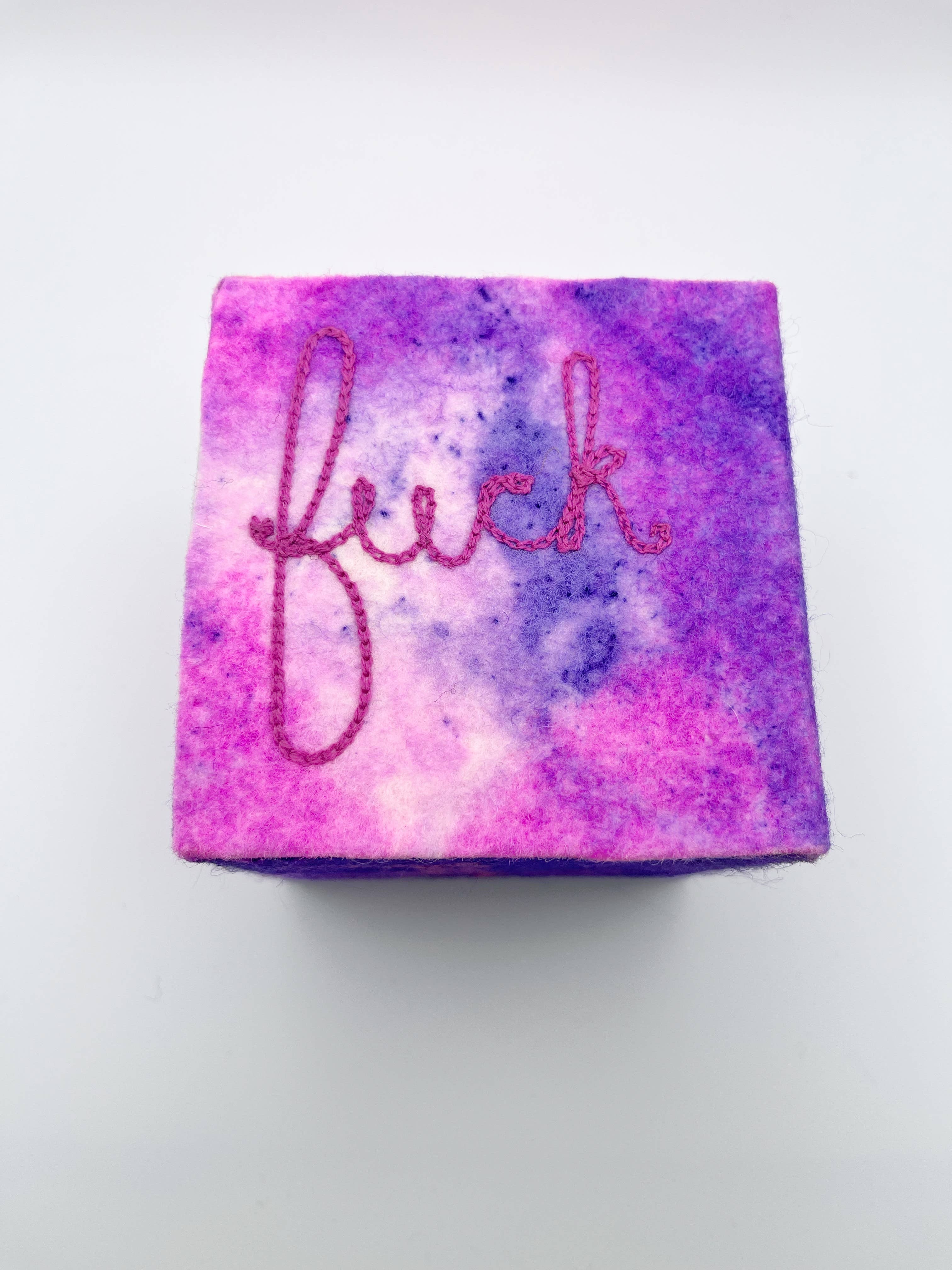 Cat Babbie - Wholesale Decorative Tabletop Object - Roll the F'ing Dice, Large, Fiber Art1