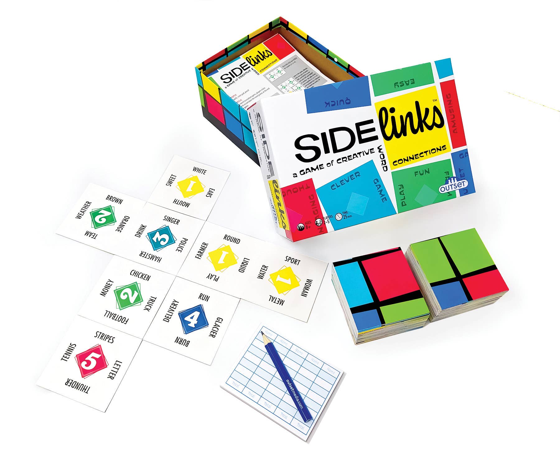 Outset Games and Cobble Hill Puzzles - Wholesale Card Game - Side Links: The Game of Creative Word Connections2