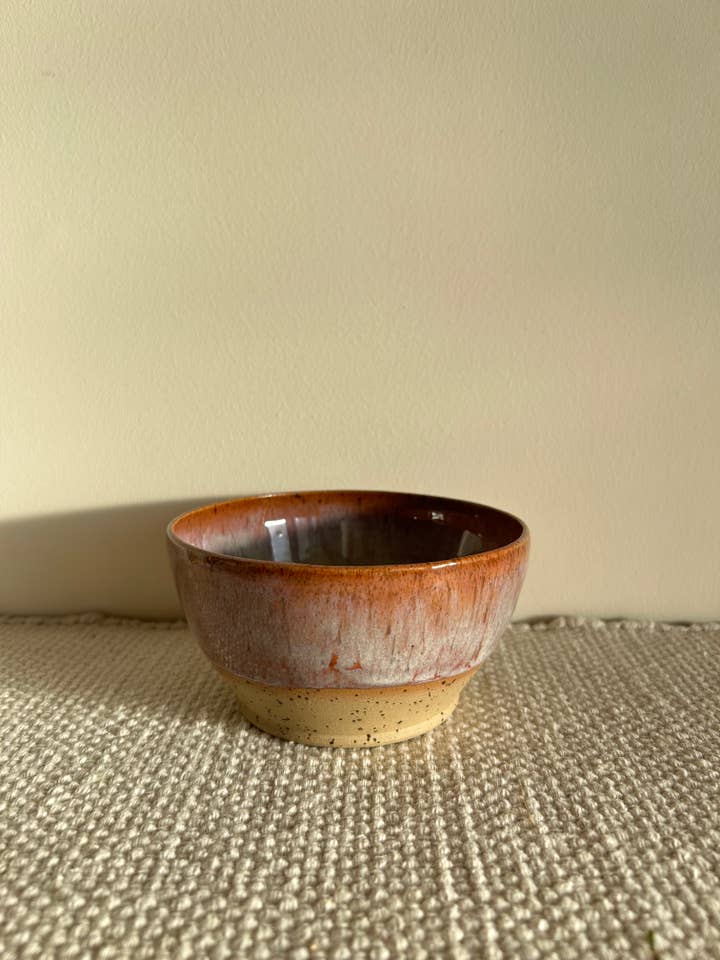 Speckled Pink Cereal Bowl for wholesale by Fernweh Pottery