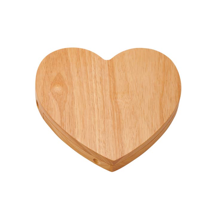 Creative Gifts International Inc. - Vendita all'ingrosso Taglieri per formaggio - Set tagliere per formaggi e coltelli da formaggio a forma di cuore