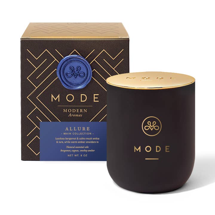 Vela ALLURE de 8 oz para venta al por mayor de MODE modern aromas