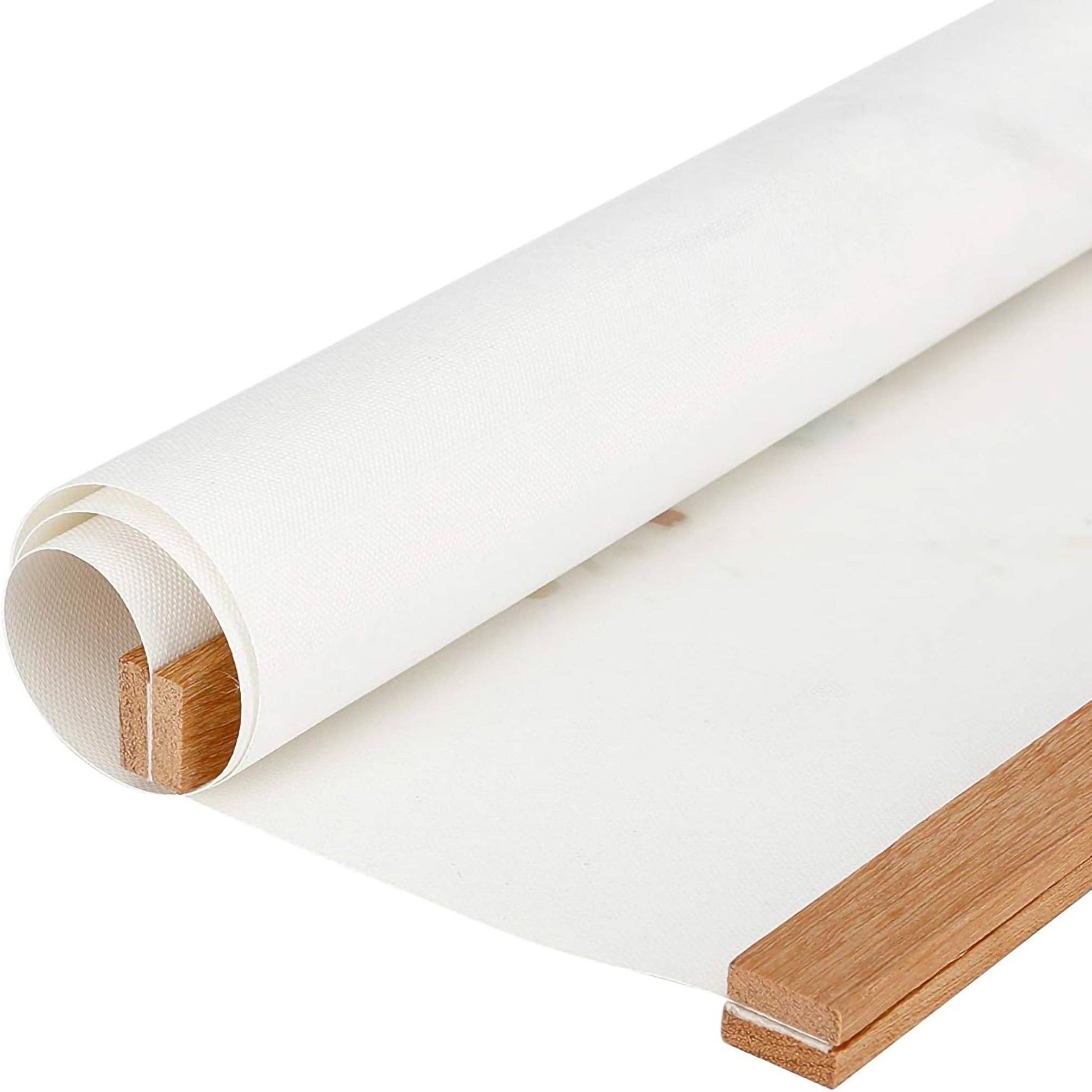 FIXTUREDISPLAYS - Wholesale Picture Frame - 24 Inch Magnetic Poster Frame Hanger, Natural Teak, for Pictures, Canvas Artwork 220286