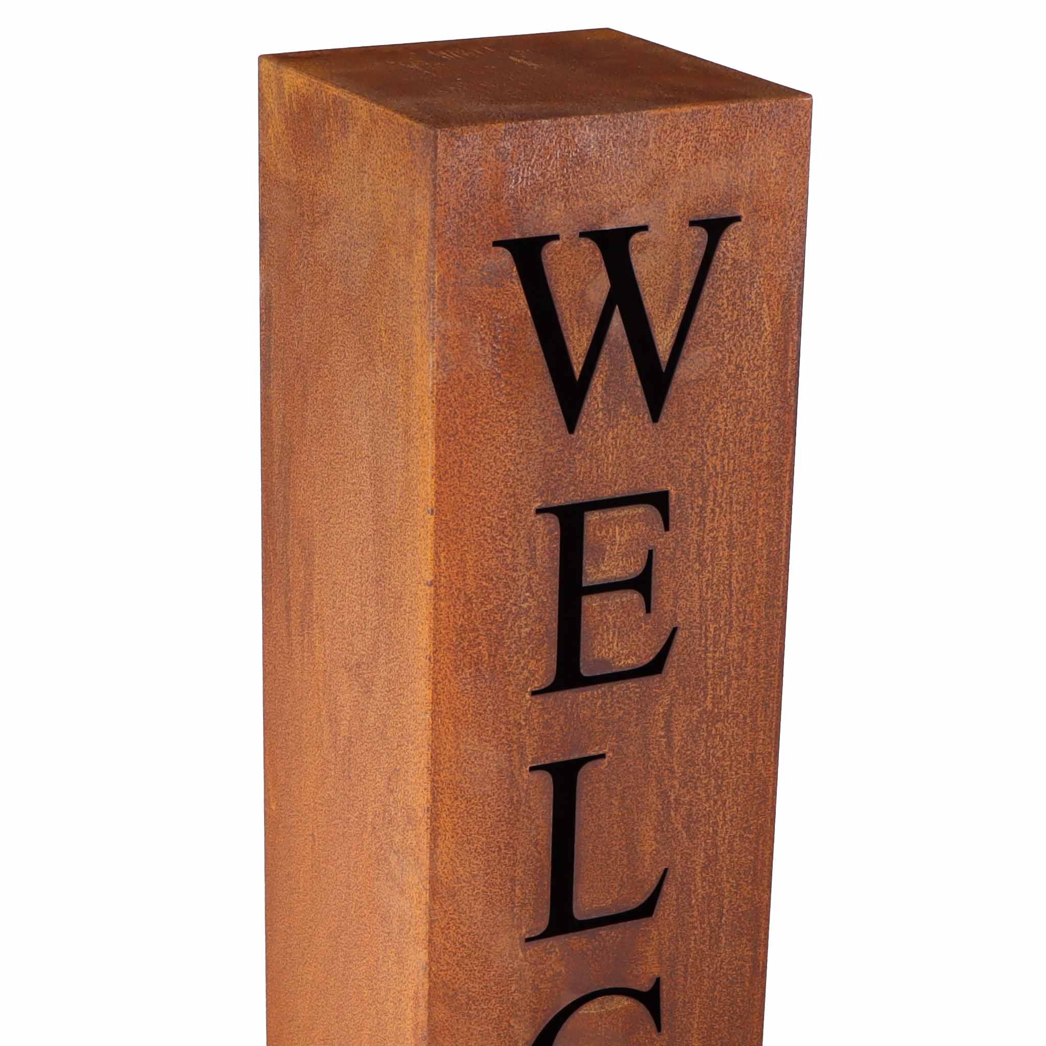 Rostikal - Wholesale Outdoor Ornament/Decor - Welcome to the garden: Edelrost pillar as a charming decoration1