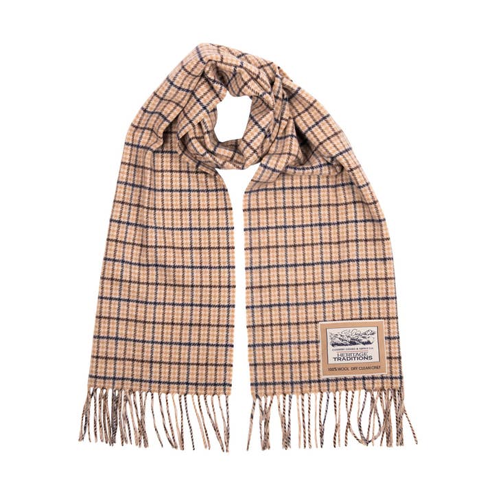 Heritage Traditions Check Wool Scarf for wholesale by Eurostick