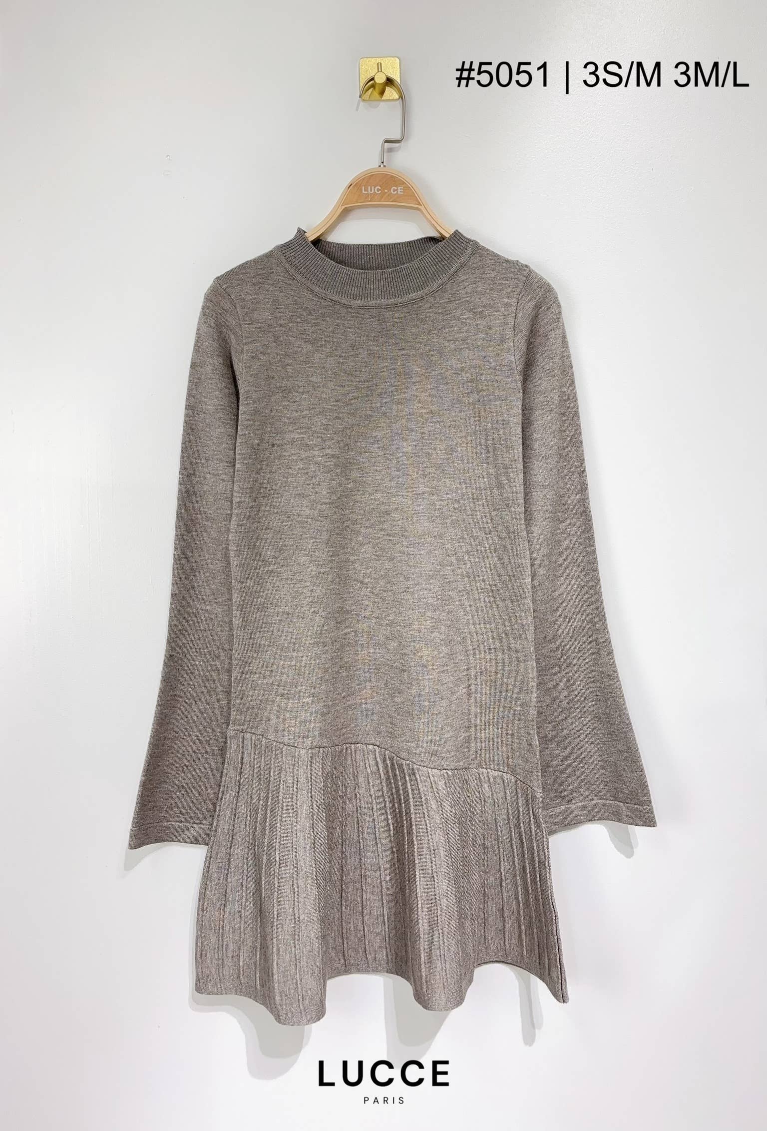 LUCCE - Wholesale Dress - Women's - Knit dress - RO50512