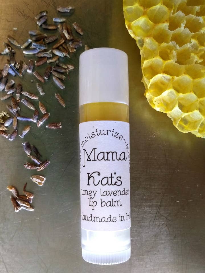Honey Lavender Lip Balm for wholesale by Mama Kat's