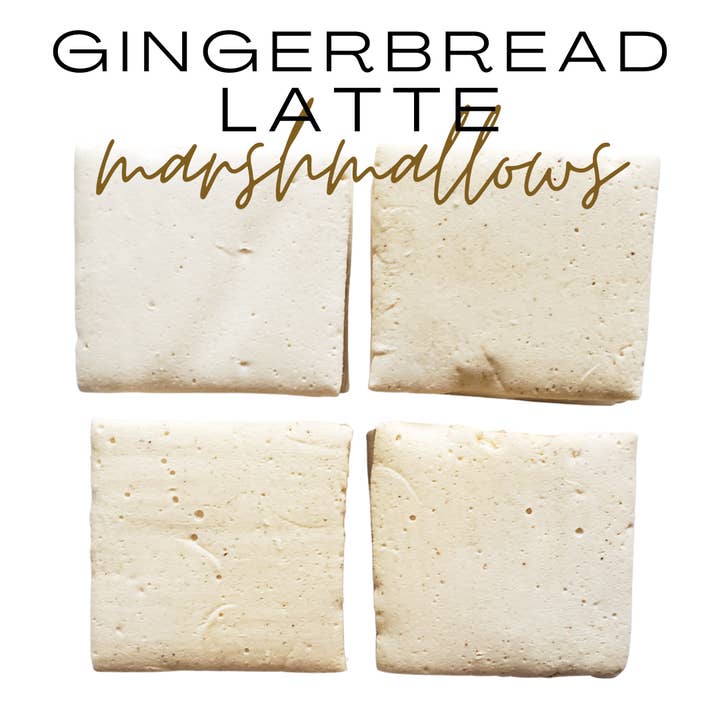 Gingerbread Latte Marshmallows for wholesale by Lolly's Baking