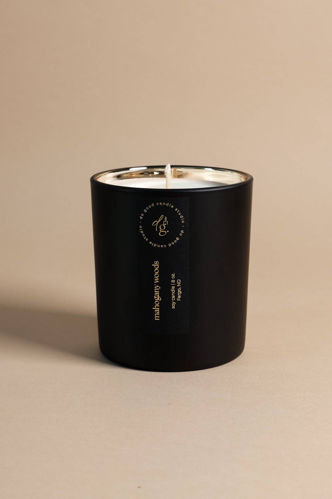 Do Good Candle Studio - Wholesale Jar/Filled Candle - Mahogany Woods | Signature Black Collection | Soy Candle1
