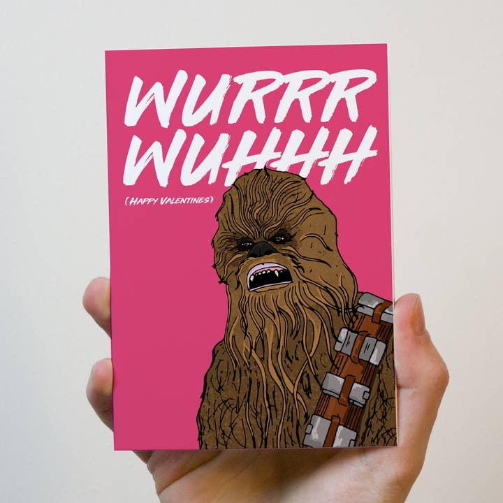 Star Wars Chewbacca Alla hjärtans kort för wholesale av Freckle and Specs
