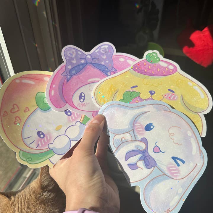 Uni & Umi - Wholesale Sticker - Kawaii Dog Peeker Sticker | Car Weatherproof Decal 1