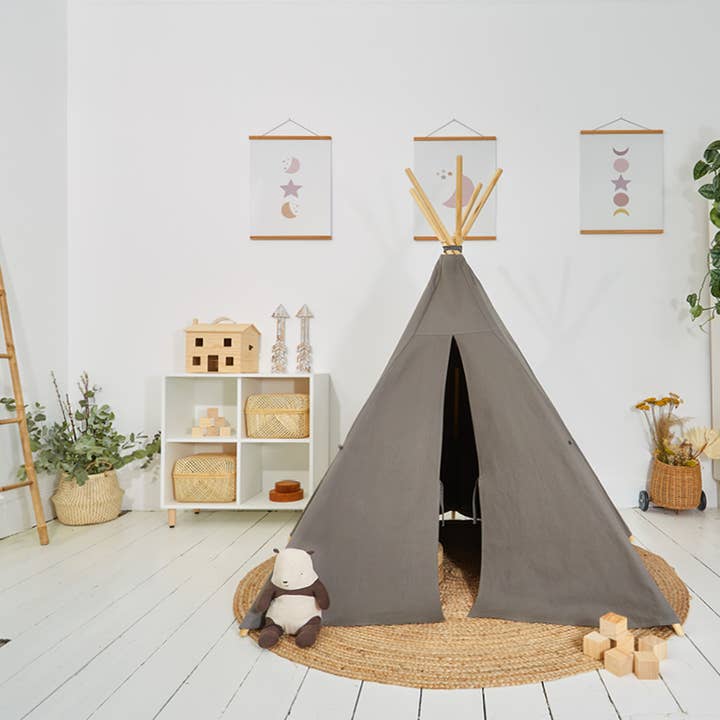 Cabana Kids - Wholesale Tent – Child - Hettie Teepee 100% Cotton Canvas Ultra Anti UV UPF 50+16